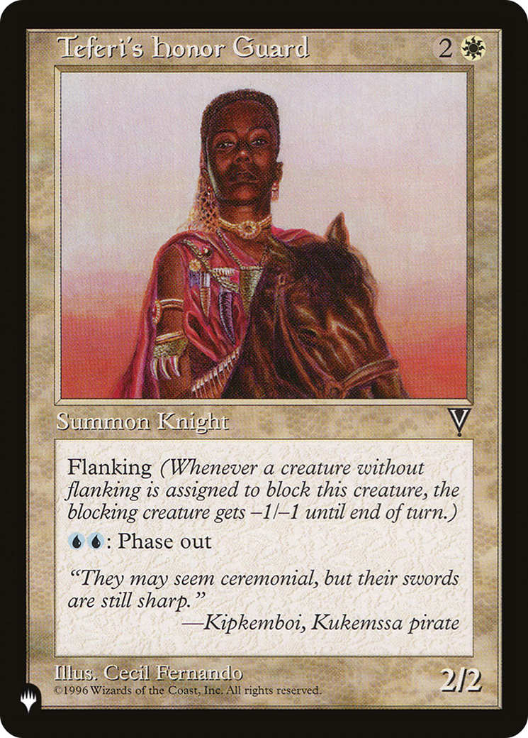 {C} Teferi's Honor Guard [LIST VIS-22]