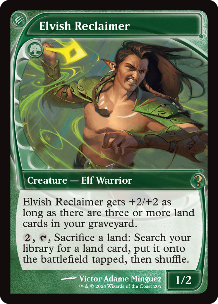 {R} Elvish Reclaimer (Future Sight) [Mystery Booster 2][MB2 205]