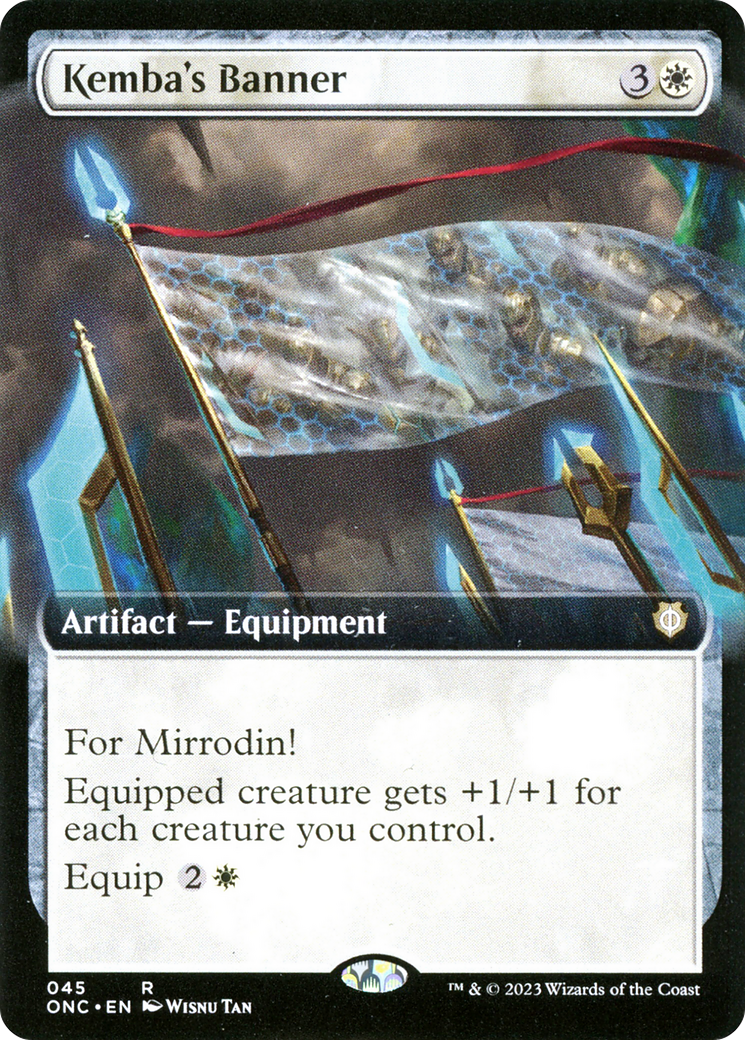 {R} Kemba's Banner (Extended Art) [Phyrexia: All Will Be One Commander][ONC 045]