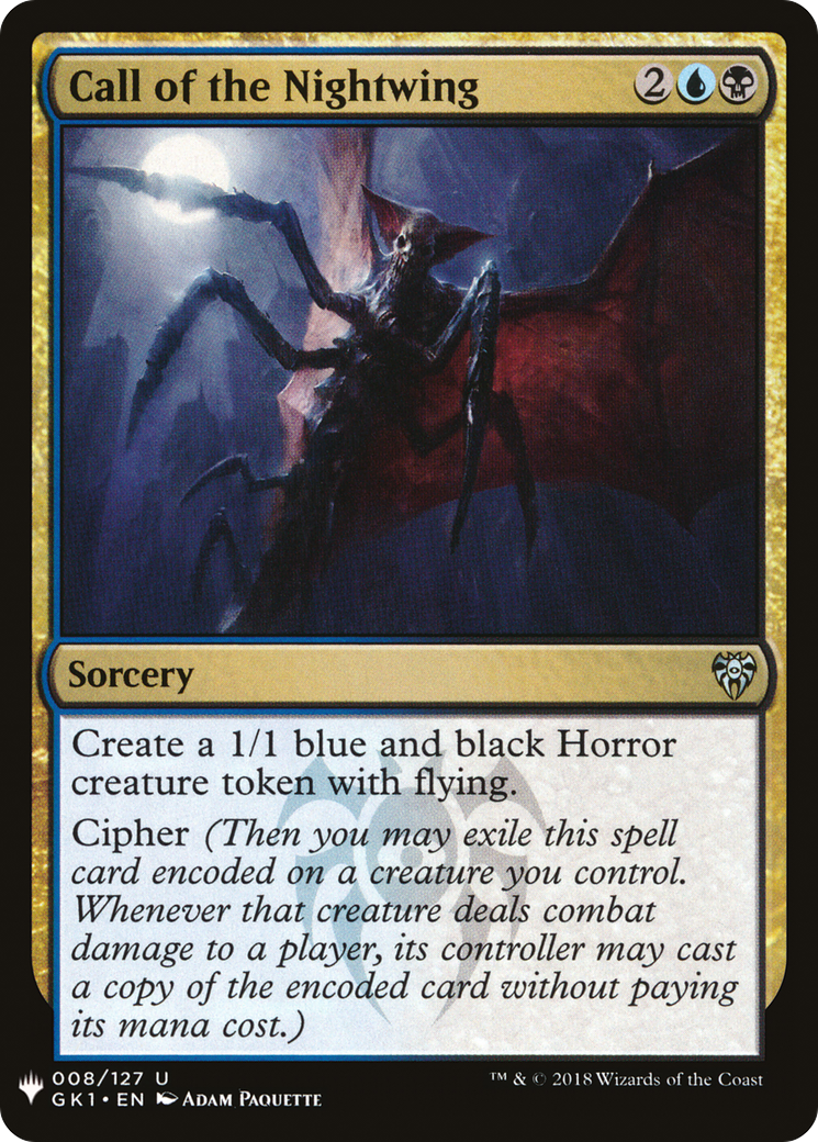 {C} Call of the Nightwing [Mystery Booster][LS GK1 008]