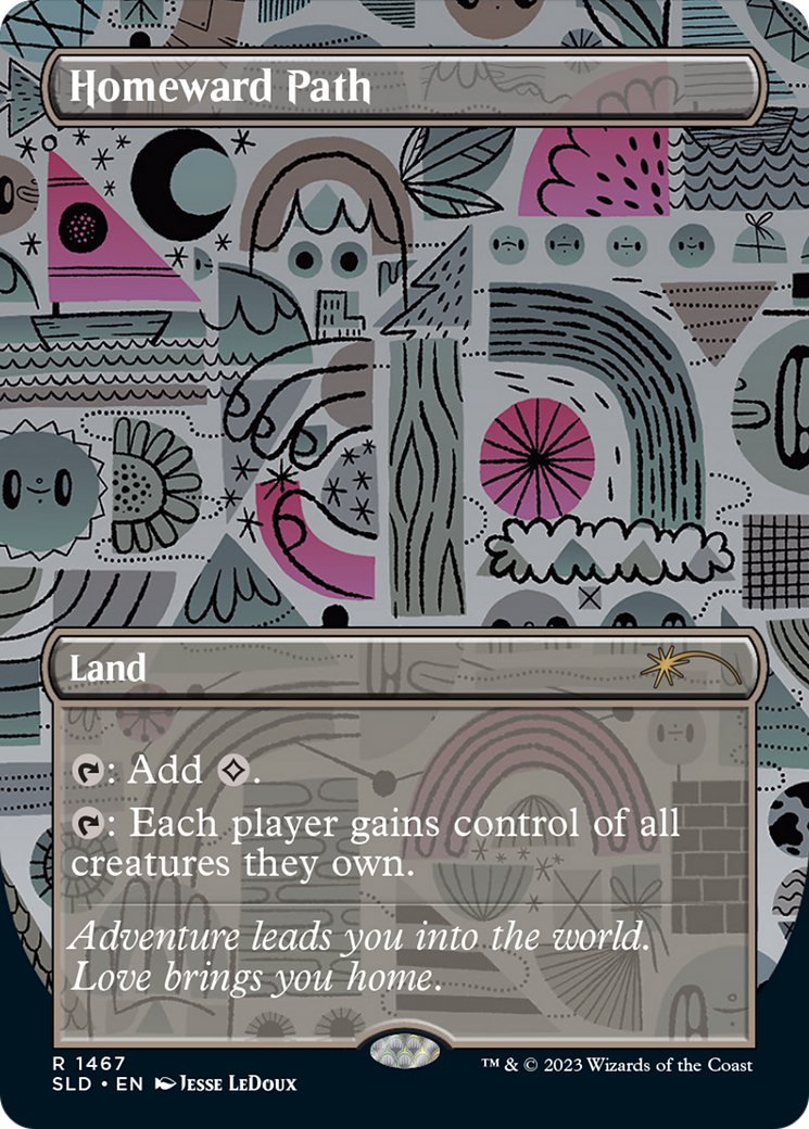 {R} Homeward Path (Rainbow Foil) [Secret Lair Drop Series][RBF SLD 1467]