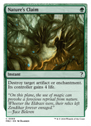 {C} Nature's Claim (White Border) [Mystery Booster 2][MB2 069]