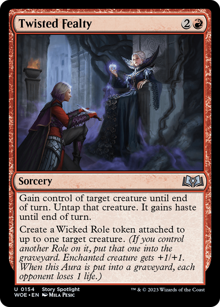 {@C} Twisted Fealty [Wilds of Eldraine][WOE 154]