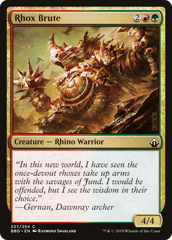 {C} Rhox Brute [Battlebond][BBD 227]