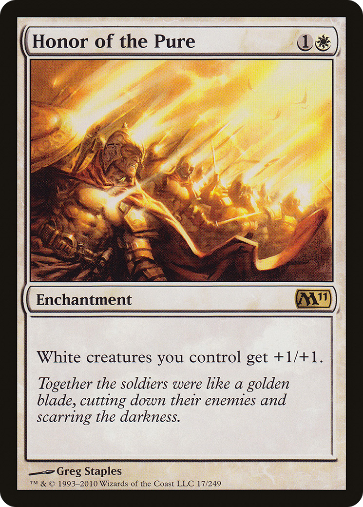 {R} Honor of the Pure [Magic 2011][M11 017]
