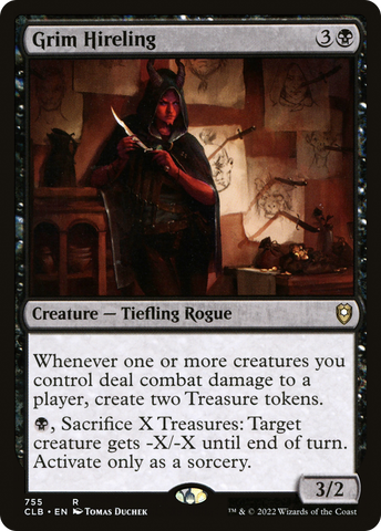 {R} Grim Hireling [Commander Legends: Battle for Baldur's Gate][CLB 755]