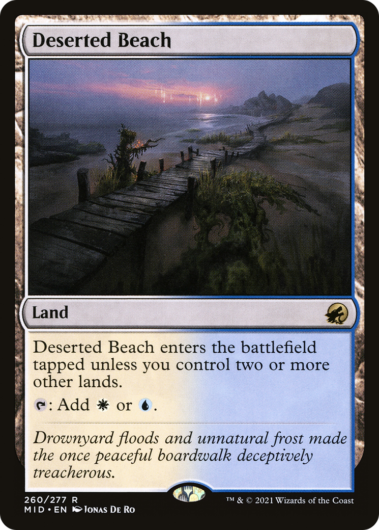 {R} Deserted Beach [Innistrad: Midnight Hunt][MID 260]