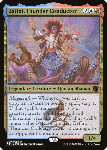 {T} Zaffai, Thunder Conductor (Display Commander) [Commander 2021][DC C21 004]
