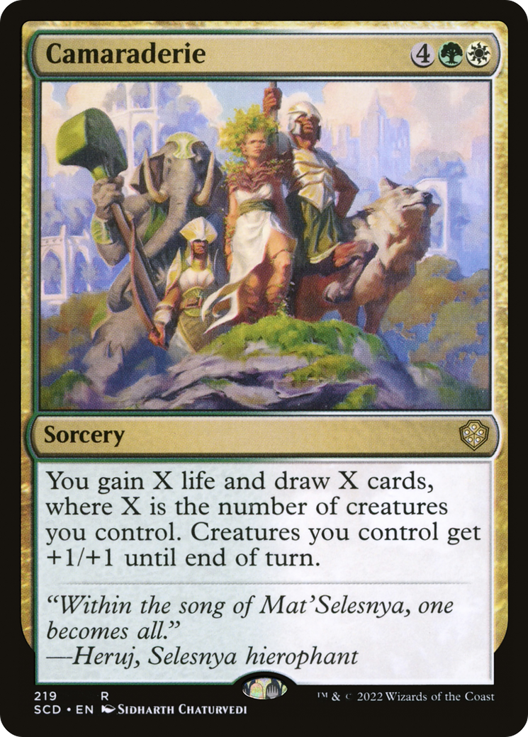 {R} Camaraderie [Starter Commander Decks][SCD 219]