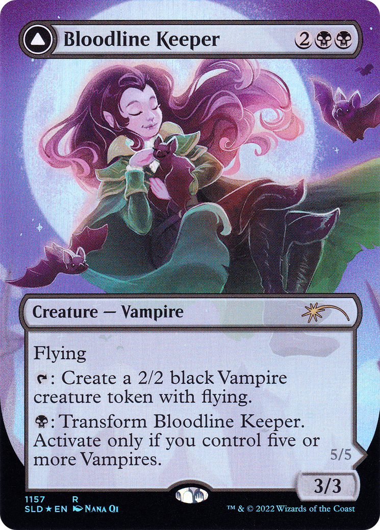 {R} Bloodline Keeper // Lord of Lineage (Borderless) [Secret Lair: From Cute to Brute][SLD 1157]
