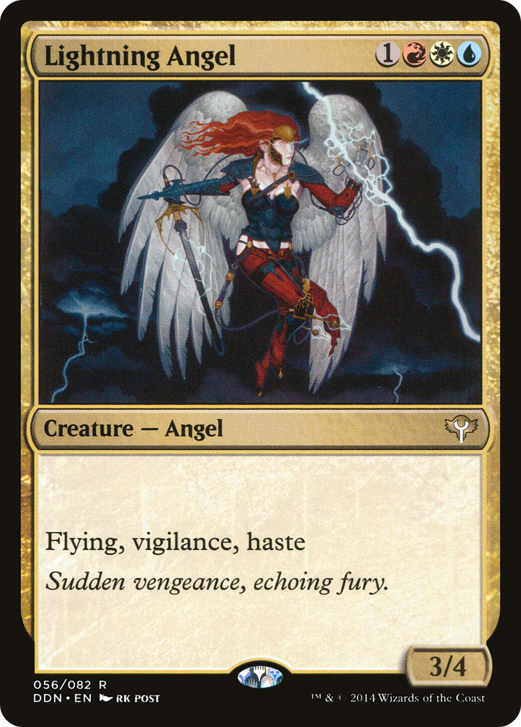 {R} Lightning Angel [Duel Decks: Speed vs. Cunning][DDN 056] - Misty Mountain Games