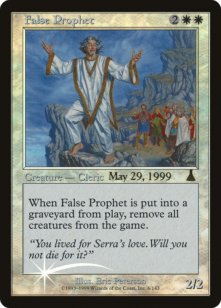 {R} False Prophet [Urza's Destiny Promos][PA UDS 006] - Misty Mountain Games