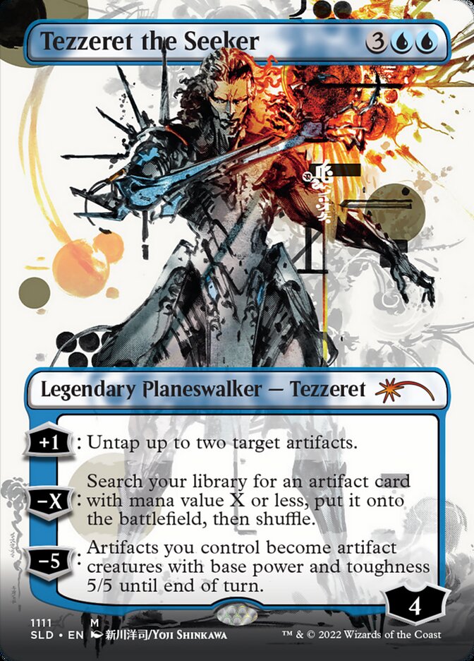 {R} Tezzeret the Seeker (Borderless) [Secret Lair Drop Series][SLD 1111]