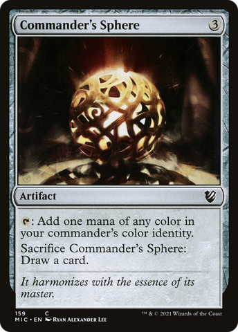 {C} Commander's Sphere [Innistrad: Midnight Hunt Commander][MIC 159]