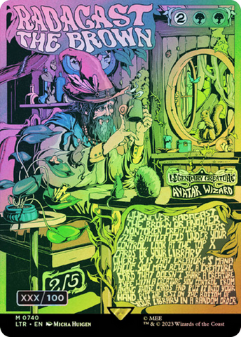 {R} Radagast the Brown (Borderless Poster) (Serialized) [The Lord of the Rings: Tales of Middle-Earth][SR LTR 740]