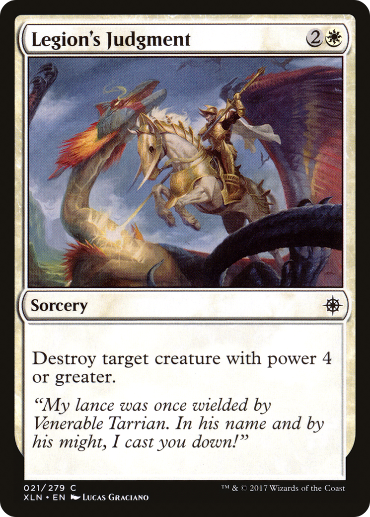 {C} Legion's Judgment [Ixalan][XLN 021]