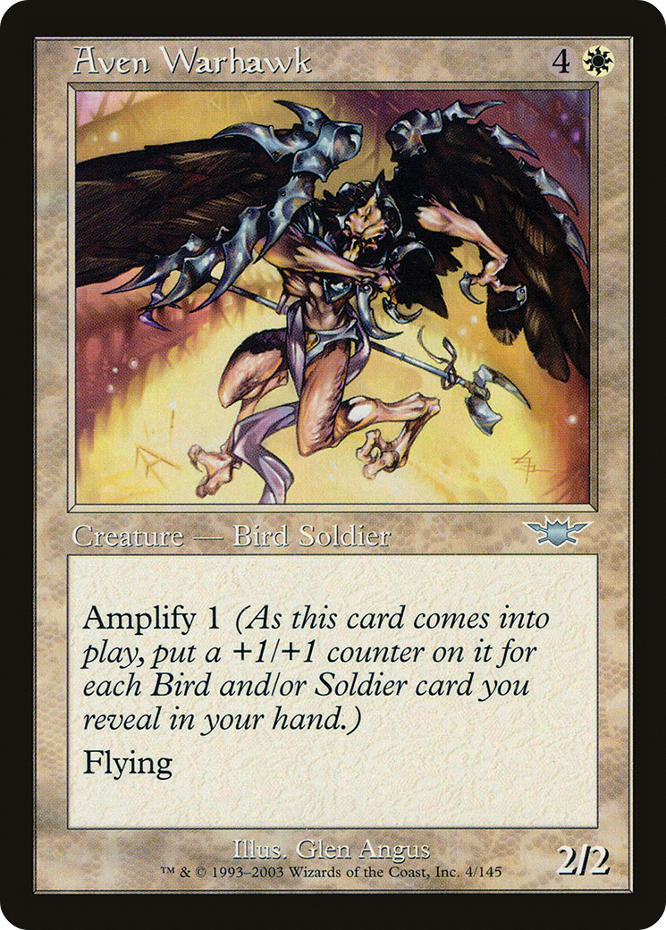 {C} Aven Warhawk [Legions][LGN 004]
