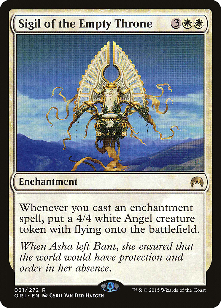 {R} Sigil of the Empty Throne [Magic Origins][ORI 031] - Misty Mountain Games
