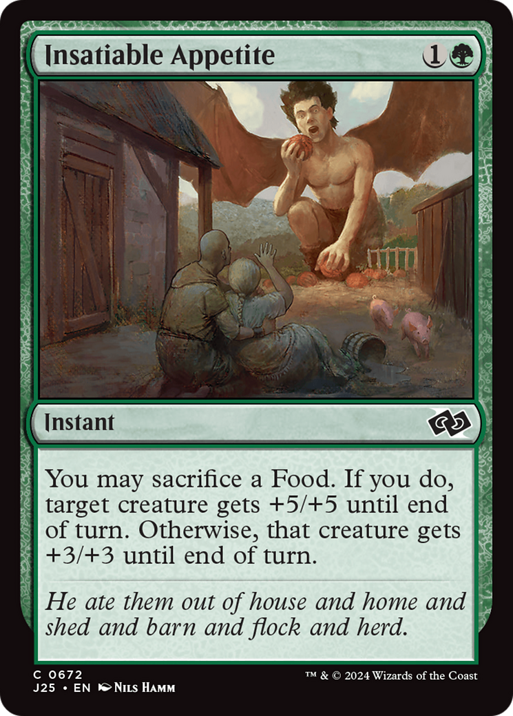 {C} Insatiable Appetite [Foundations Jumpstart][J25 672]