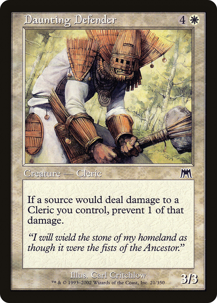 {C} Daunting Defender [Onslaught][ONS 021]