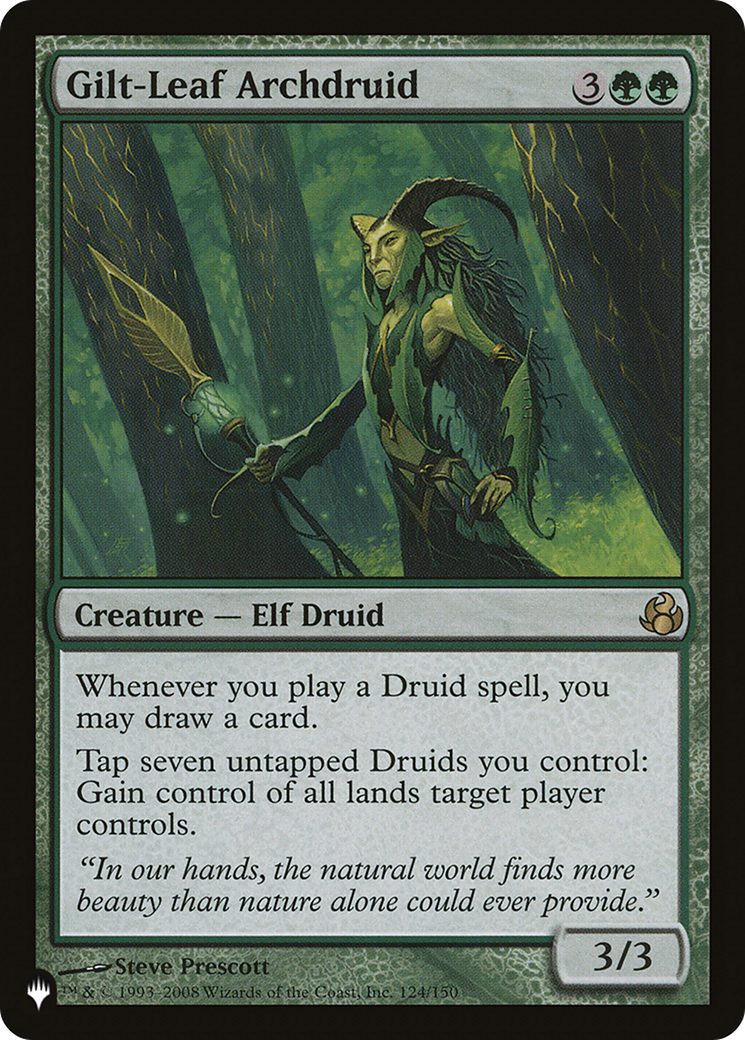 Gilt-Leaf Archdruid [LIST 124/150]