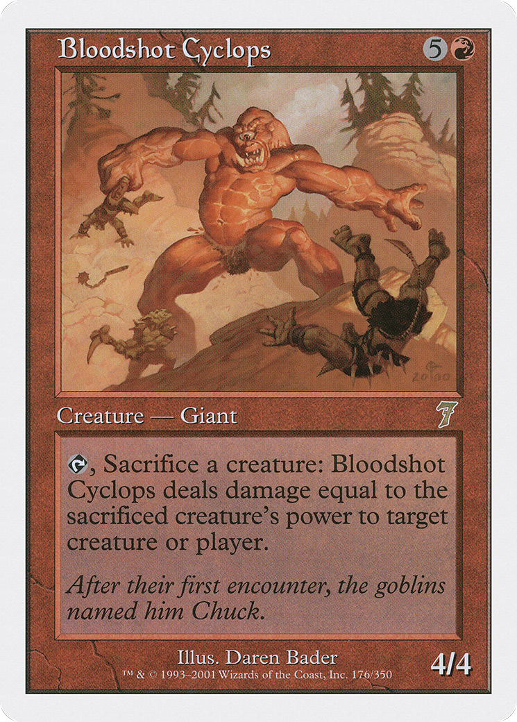 {R} Bloodshot Cyclops [Seventh Edition][7ED 176]