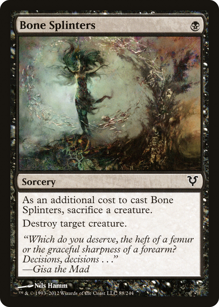 {C} Bone Splinters [Avacyn Restored][AVR 088]