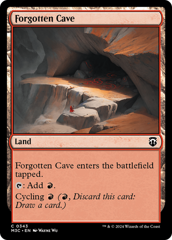 {C} Forgotten Cave (Ripple Foil) [Modern Horizons 3 Commander][RPF M3C 343]