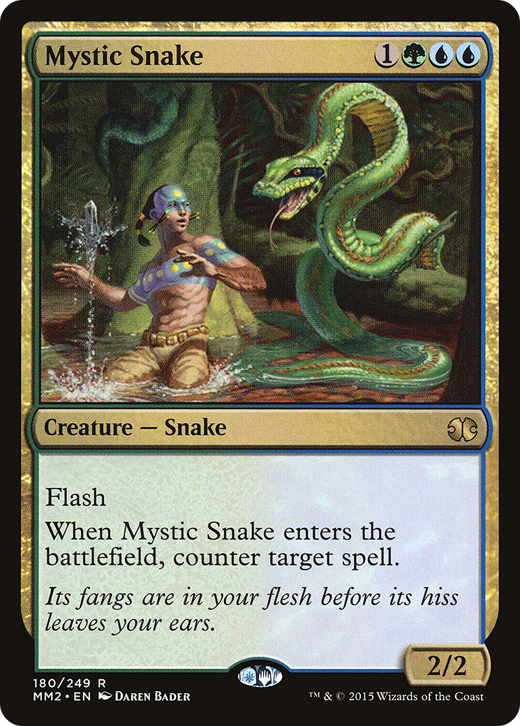 {R} Mystic Snake [Modern Masters 2015][MM2 180] - Misty Mountain Games