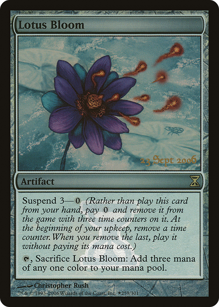 {R} Lotus Bloom [Time Spiral Promos][PA TSP 259] - Misty Mountain Games