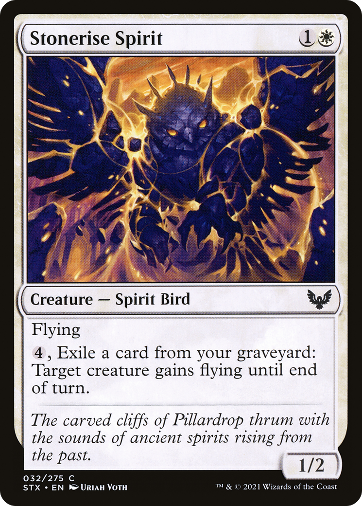 {C} Stonerise Spirit [Strixhaven: School of Mages][STX 032]