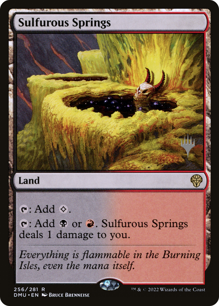 {R} Sulfurous Springs (Promo Pack) [Dominaria United Promos][PP DMU 256]