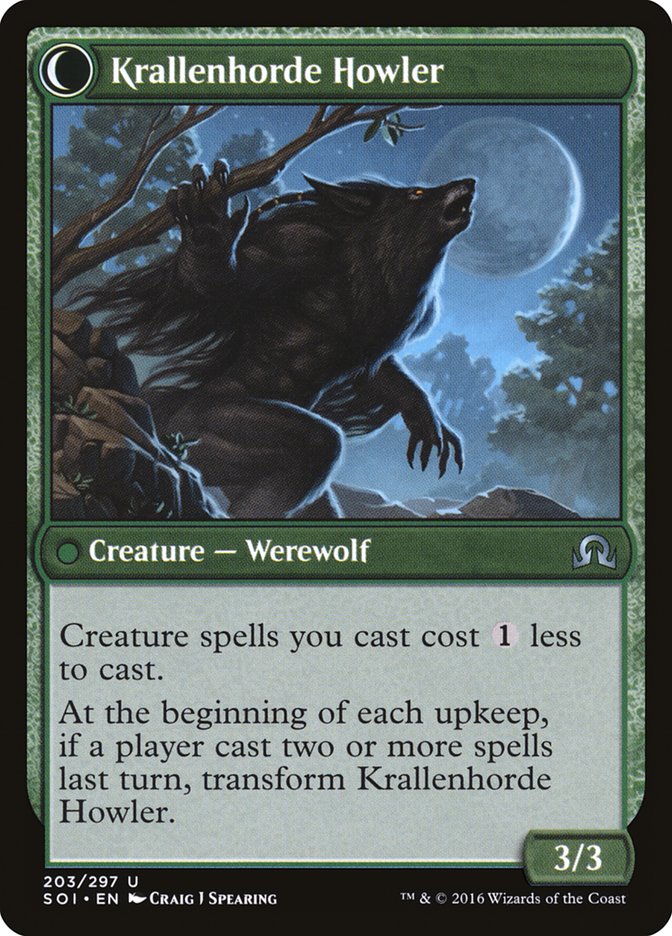 {C} Duskwatch Recruiter // Krallenhorde Howler [Shadows over Innistrad][SOI 203] - Misty Mountain Games