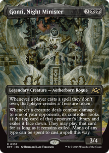 {@R} Gonti, Night Minister (Borderless) [Aetherdrift][DFT 357]
