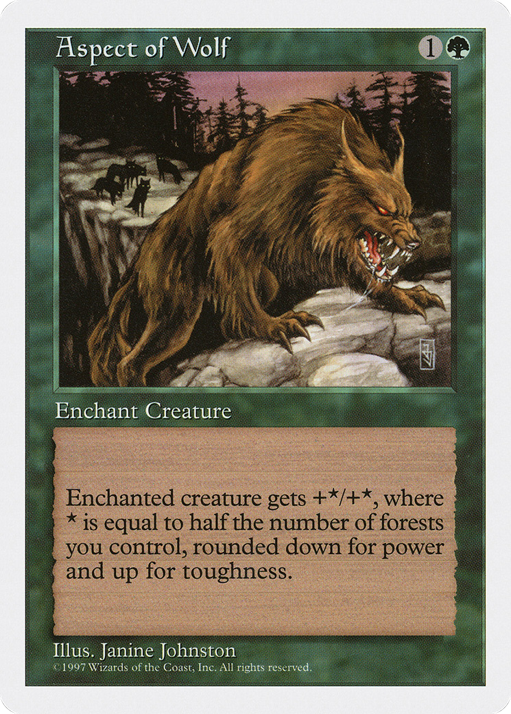 {R} Aspect of Wolf [Fifth Edition][5ED 278] - Misty Mountain Games