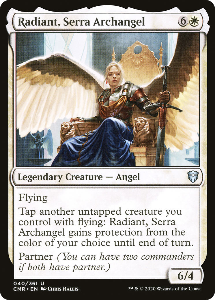 {C} Radiant, Serra Archangel [Commander Legends][CMR 040]