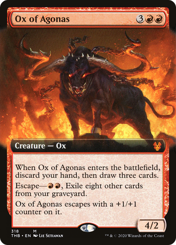 {R} Ox of Agonas (Extended Art) [Theros Beyond Death][THB 318]