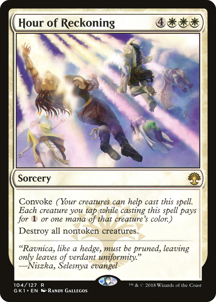 {R} Hour of Reckoning [Guilds of Ravnica Guild Kit][GK1 104]