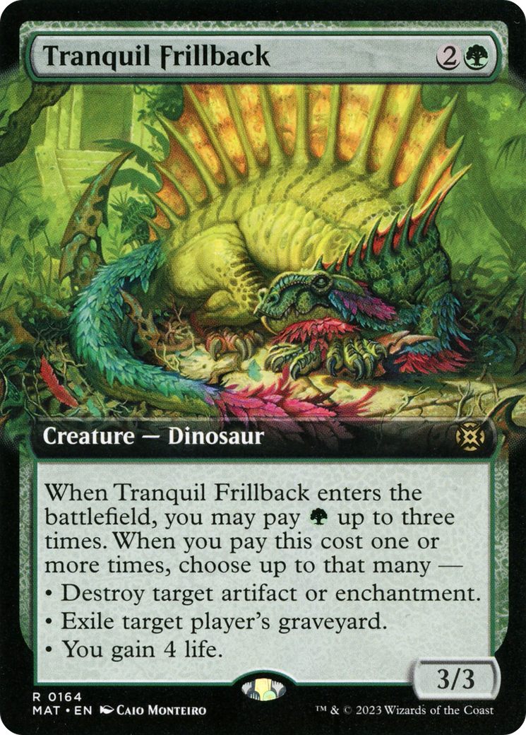 {R} Tranquil Frillback (Extended Art) [March of the Machine: The Aftermath][MAT 164]