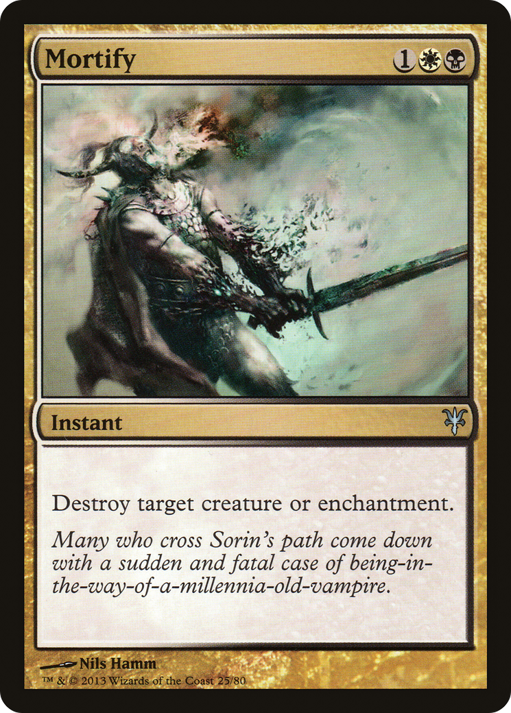 {C} Mortify [Duel Decks: Sorin vs. Tibalt][DDK 025]