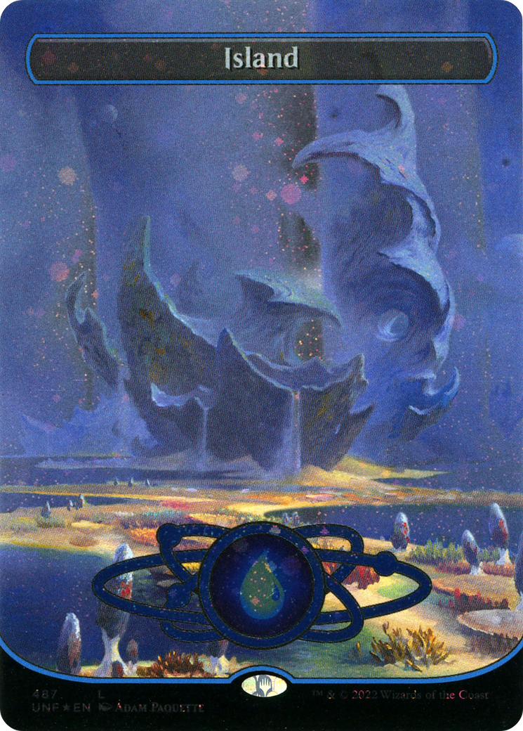 {B}[UNF 236] Island (Planetary Space-ic Land) (Galaxy Foil) (236) [Unfinity]