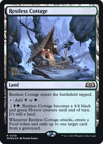 {@R} Restless Cottage [Wilds of Eldraine Prerelease Promos][PR WOE 258]