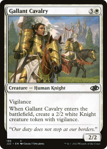 {C} Gallant Cavalry [Jumpstart 2022][J22 186]