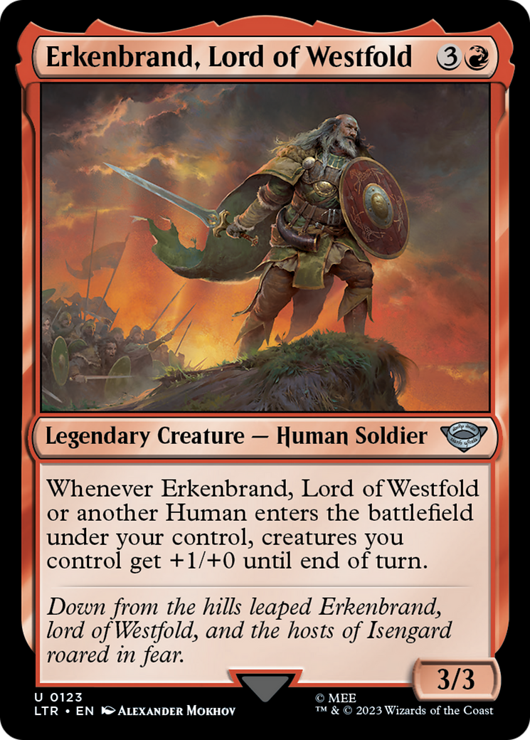 {C} Erkenbrand, Lord of Westfold [The Lord of the Rings: Tales of Middle-Earth][LTR 123]