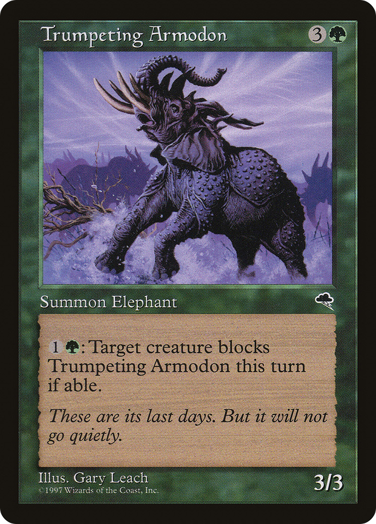 {C} Trumpeting Armodon [Tempest][TMP 262]