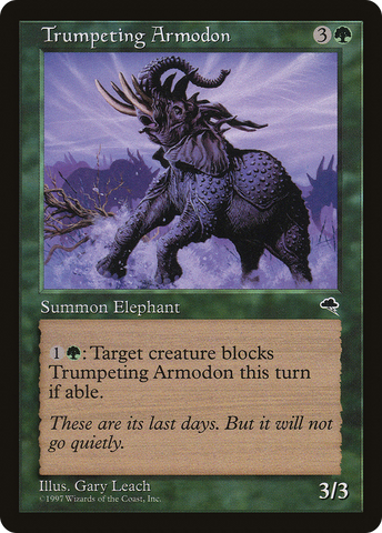 {C} Trumpeting Armodon [Tempest][TMP 262]