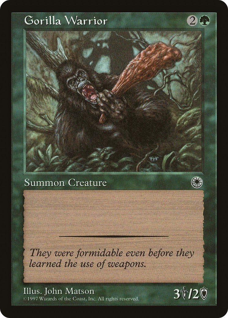 {C} Gorilla Warrior [Portal][POR 168]