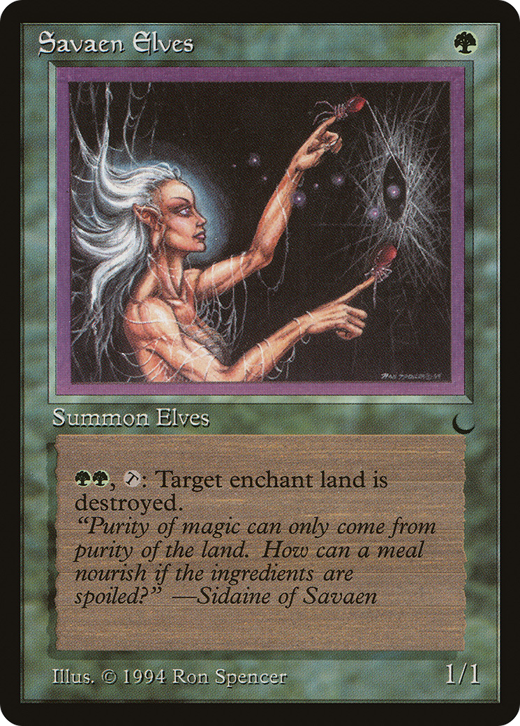 {C} Savaen Elves [The Dark][DRK 084]
