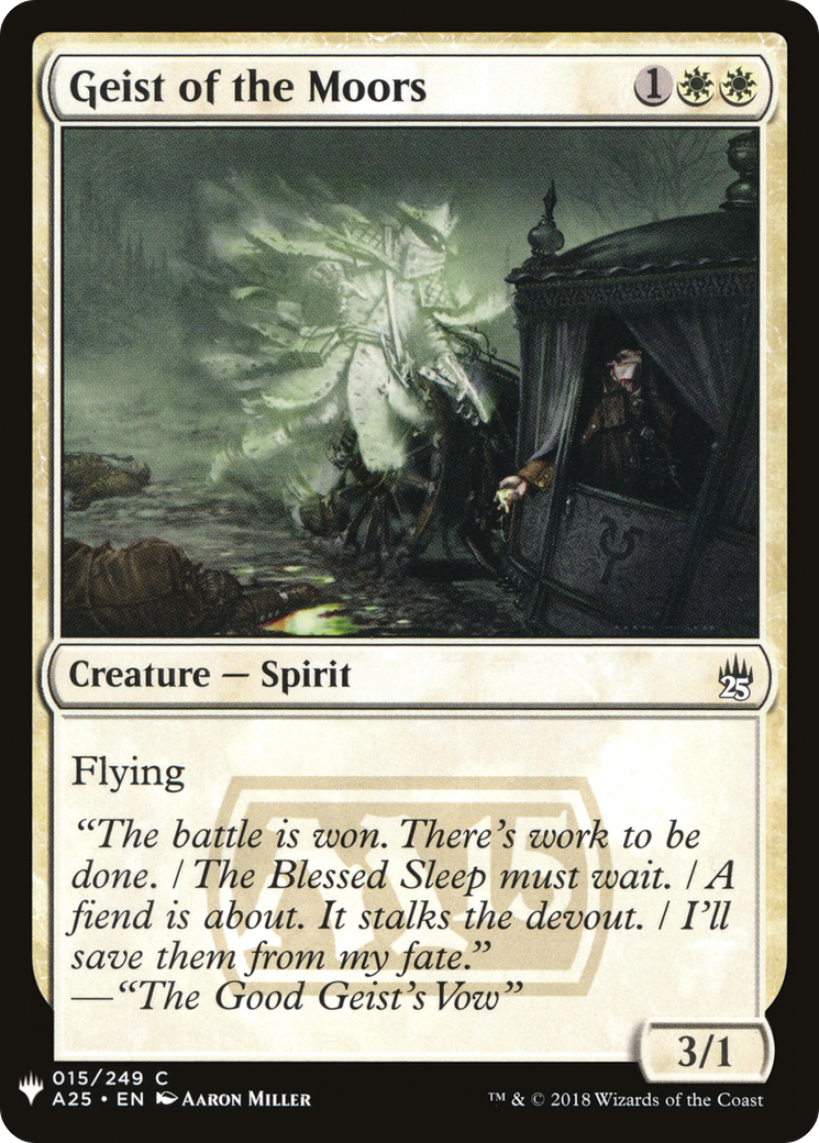 {C} Geist of the Moors [Mystery Booster][LS A25 015]