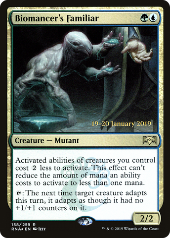 {R} Biomancer's Familiar [Ravnica Allegiance Prerelease Promos][PR RNA 158]